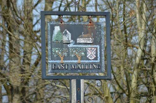The East Malling village sign.